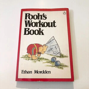 Vtg 1985 Poohs Workout Book Ethan Mordden Softcover Penguin  Books